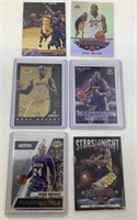 (6) Different Kobe Bryant Cards