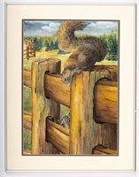 Jackie Cox Squirrel Watercolor