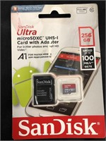 SanDisk Ultra 256 GB microSDXC Card-New