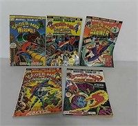 Five Marvel Spider-Man comics