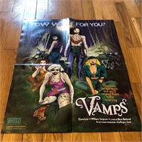 1994 Vertigo DC Comics Vamps Promo Poster