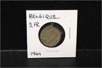 1961 Belgium Franc