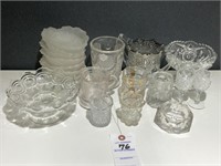 VTG Clear Glassware Of All Sorts