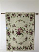 Rose Wall Tapestry With Rod