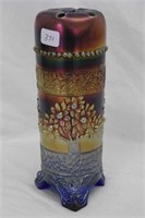 Orange Tree hatpin holder - blue