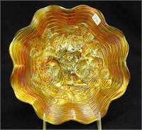 Rose Show ruffled bowl - marigold