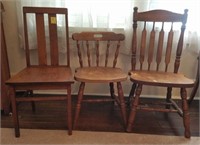 Oak chair, (2) Odd chairs; (4) Total