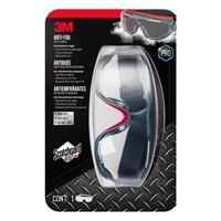 Protector Gray/Red Anti-Fog Goggles with Clear