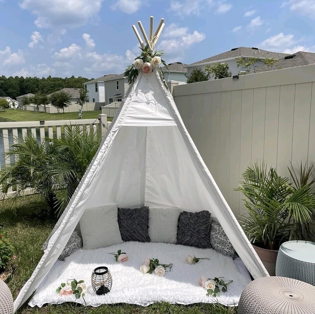 7' Large Teepee Tent for Adults