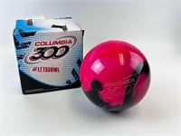 Columbia 300 White Dot Pink/Black Bowling Ball