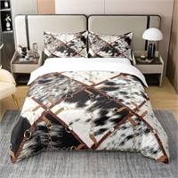 Cowhide Cotton Duvet Set - Twin