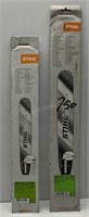 Lot of 2 STIHL Chainsaw Guide Bars - NEW