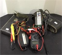 A lot of three electric current testers - one is