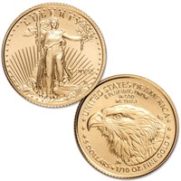 2022 - $5 American Gold Eagle Coin (BU)