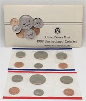 1988 Uncirculated U. S. Mint Coin Set