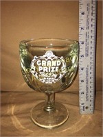 Grand Prize pale dry beer goblet glass