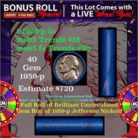 1-5 FREE BU Nickel rolls with win of this 1959-p S