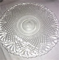 Crystal Under Plate for a Punch Bowl Set