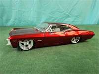 JADA 1/24 Candy Apple Red 1967 CHEVY IMPALA SS