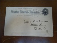 1892 U.S. Post Card