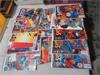 BOX FULL OF DC SUPERMAN COMIC BOOKS