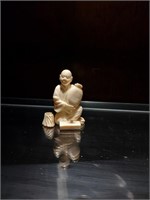 Asian carved figure