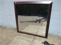 36x38" Wood Framed Mirror