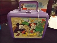 Vintage Mickey & Minnie Mouse Lunch Box w/ Thermos