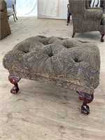 OVER SIZED CHIPPENDALE OTTOMAN