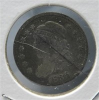 1835 Capped Bust Half Dime. Very Good Condition.