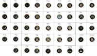 43 Proof U.S. Nickels - Every Date Variety from