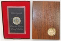 1974 Eisenhower Proof Silver Dollar in U.S. Mint