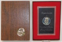 1973 Eisenhower Proof Silver Dollar in U.S. Mint