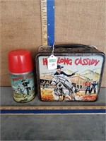1954 HOPALONG CASSIDY LUNCH BOX W/ THERMOS