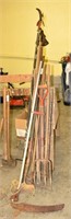 LOT OF YARD TOOLS