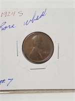 1924 S Wheat Penny