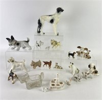 Selection of Vintage Dog Figurines