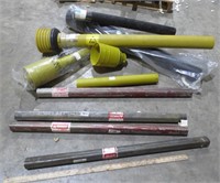 PTO steel shafts, plastic covers