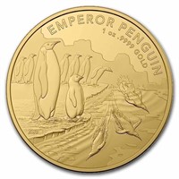 2023 1oz Gold $100 Emperor Penguin Bu W/ Box & Coa
