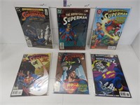 6 Super Man comics