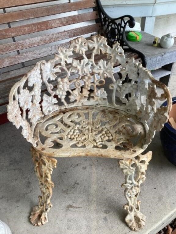 Cast-iron chair