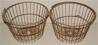 Pair of Wire Egg Baskets
