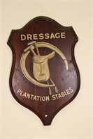 DRESSAGE PLANTATION STABLES SIGN