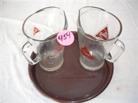 (2) Blatz Pitchers & Tray