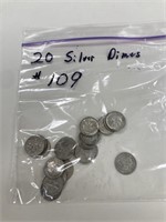 20 Silver Dimes