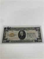 1928 $20 Gold Currency