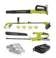 Untested- Sun joe 24v cordless 3 tool combo- open