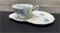 Royal Albert Forget Me Not Hostess Set Tea Cup & 9