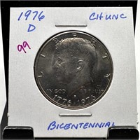 1976-D UNC BICENTENNIAL JFK HALF DOLLAR