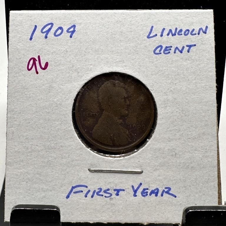 1909 WHEAT PENNY CENT FIRST YEAR